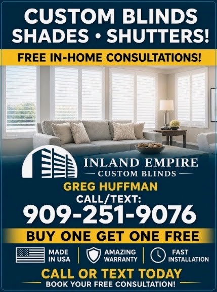 Window Treatment Project - Inland Empire Custom Blinds